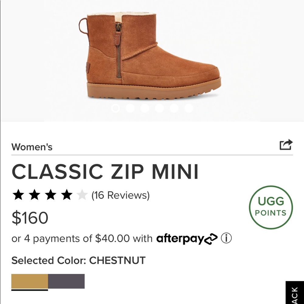 Ugg Classic Zip Mini